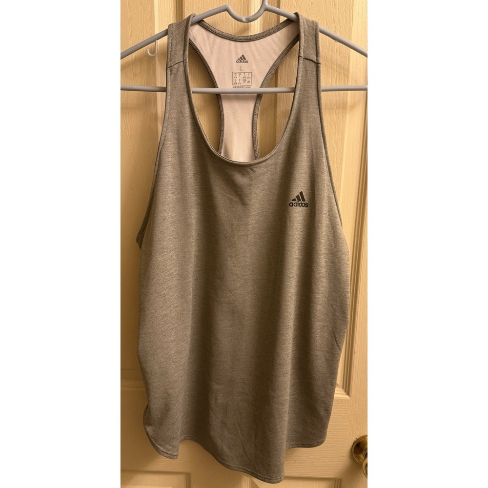 Adidas Women's Aeroready Tank Top Gray Size L